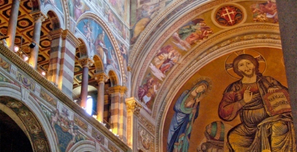 Pisa - The dome of the vault of the main altar