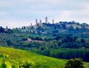 View of the town from nearby hill