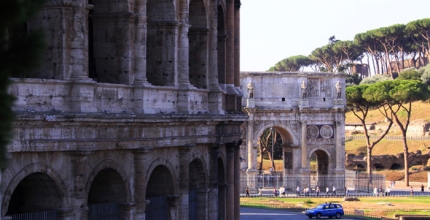 Colosseum and Arch of Constantine, Rome