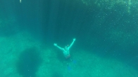 snorkelng off the coast