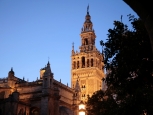 Torre della Giralda di sera - Siviglia -
