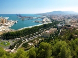 Malaga, Panorama dalla Fortezza Gibgralfaro