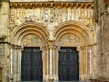 Facciata romanica de las Plater&iacute;as, Cattedrale - Santiago de Compostela -