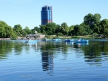 Serpentine, il lago in Hyde Park - Londra -