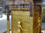 Contenitore dei vasi canopi di Tutankhamon, museo egizio - Il Cairo -