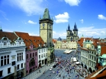 Orologio astronomico e Piazza citt&agrave; vecchia - Praga -