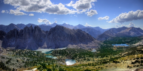 Bacino dei laghi Kearsarge, Sierra Nevada -  California -