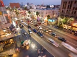 Hollywood boulevard vista dal Kodak Theatre - Los Angeles -