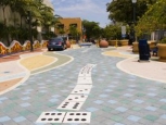 Domino street Maximo Gomez Park, Little Havana - Miami -