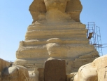 La Stele del Sogno di Thutmose IV tra le zampe della Sfinge, Giza - Il Cairo -