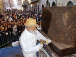 Eurochocolate scultori all' opera