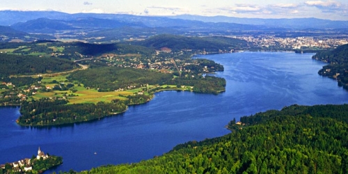 Panorama, Lago Woerthersee - Carinzia -