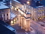Vista aerea, Arco di Trionfo - Innsbruck -