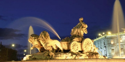 Plaza de la Cibeles Fontana di Cibele Madrid