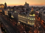 Panorama serale, Gran Via - Madrid -