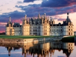 Vista al tramonto, Chambord chateau - Loira -