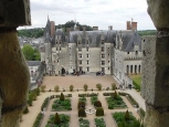 Vista Giardini, Castello Samur - Loira -