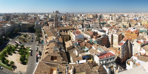 Valencia vista dal campanile del Micalet