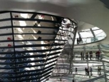 Interno della cupola in vetro, Reichstag - Berlino -