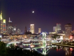 Skyline notturno - Francoforte -